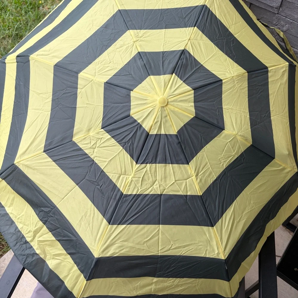 IKEA Yellow and Striped Umbrella
